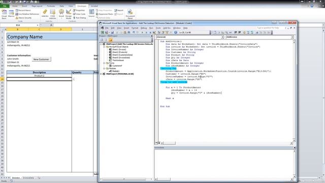 Clear Data and Add Invoice Number смотреть онлайн