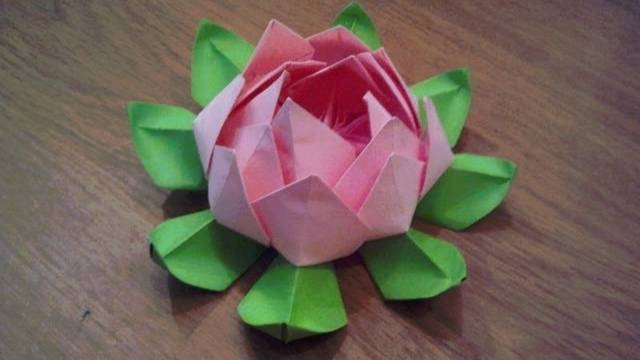 How To Make An Origami Lotus Flower