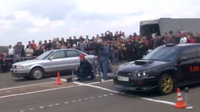 AUDI vs SUBARU полный привод обе $) смотреть онлайн