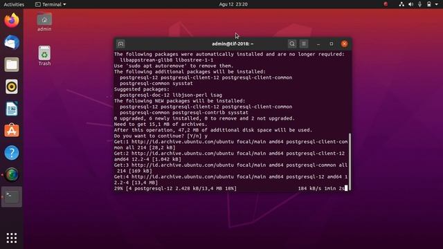 Cara install postgresql menggunakan operating system LINUX смотреть онлайн