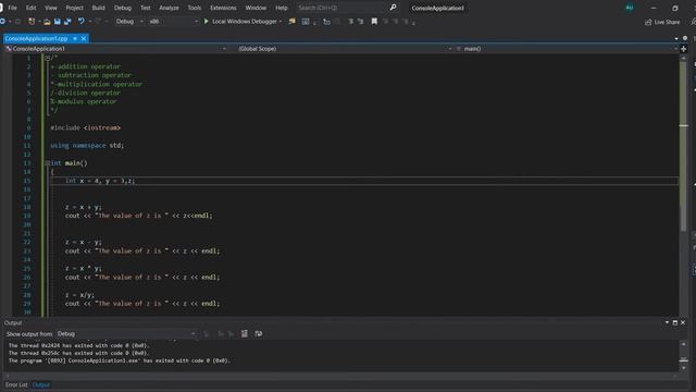 Addition, Subtraction, Multiplication, Division, Modulus Operators смотреть онлайн