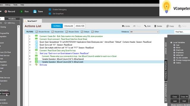 Automation Anywhere Bulk Insertion into Database using Store proc and Excel Data смотреть онлайн