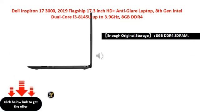 Dell Inspiron 17 3000, 2019 Flagship 17.3 inch HD+ Anti-Glare Laptop смотреть онлайн