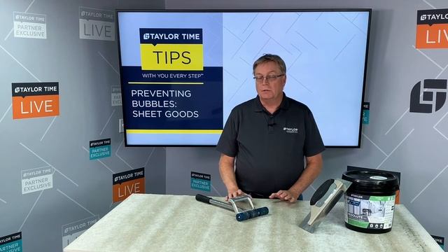 PREVENTING BUBBLES: SHEET GOODS | Flooring Adhesives