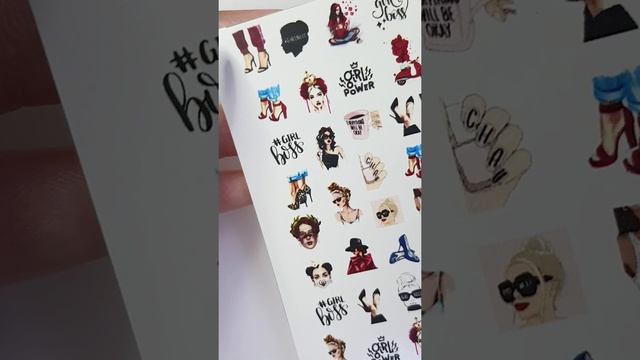 Наклейки для ногтей, водные слайдеры для маникюра дизайна слайдер.девушки,туфли,кофе,маникюр 4266 смотреть онлайн