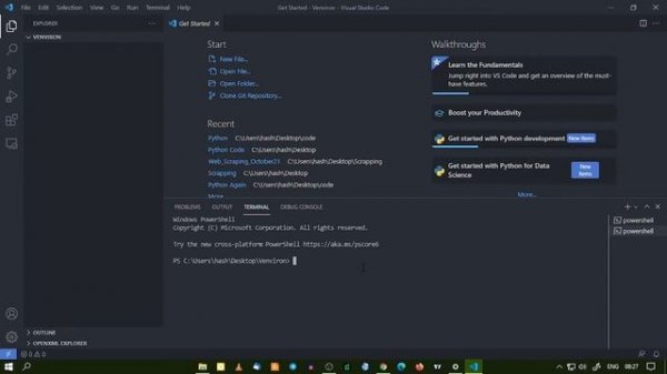 Install [Venv] Using VS Code 2022 | #pythonvirtualenv #pythoncreatevenv #pythonvirtualenvironment