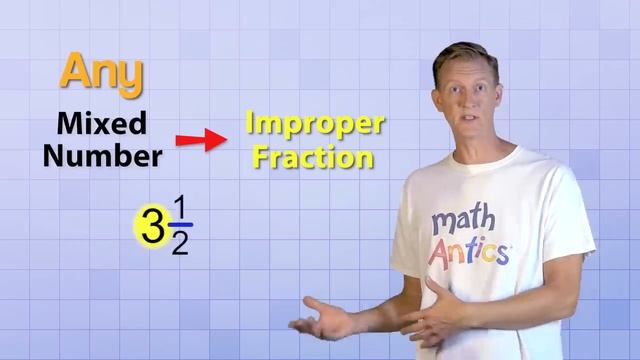 Math Antics - Mixed Numbers смотреть онлайн