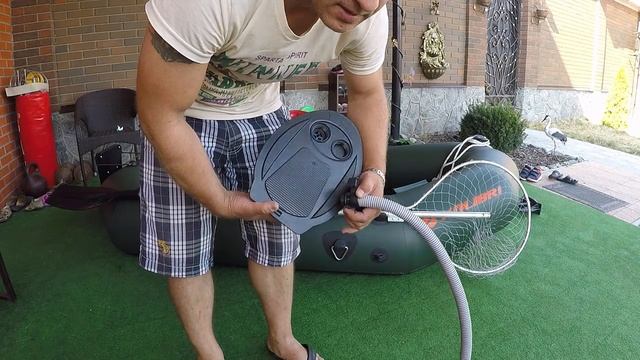 Надувная лодка ПВХ Kolibri К 250Т. Обзор надувной лодки Колибри. Подготовка к рыбалке Обзор Рыбака смотреть онлайн