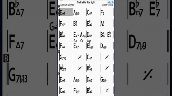 Stella by Starlight - Backing Track 160 BPM (to improvise)