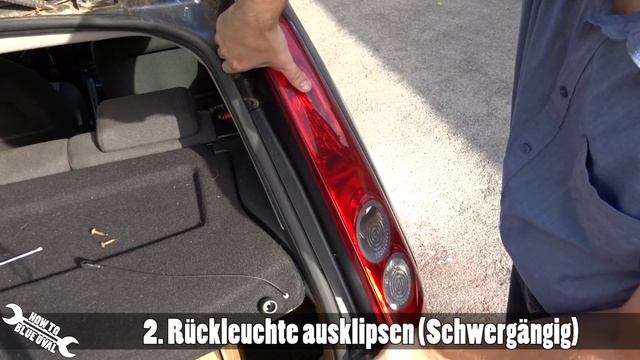 Ford Fiesta MK6 (JH1/JD3, Bj. 02-08) Rücklicht / Rückleuchten Ausbauen & Lampen wechseln - Anleitun смотреть онлайн