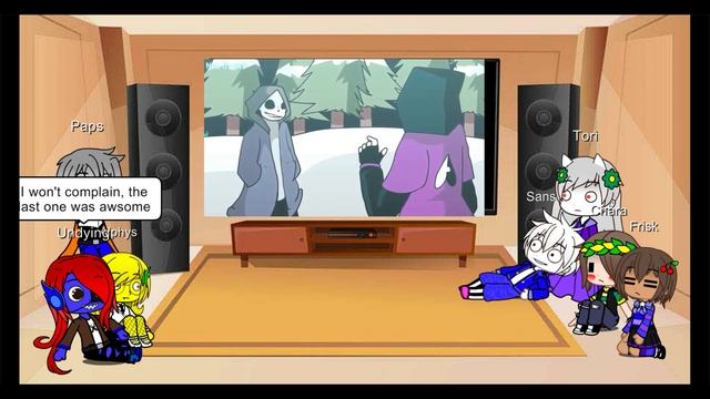 Undertale reacts to Epic sans fights смотреть онлайн