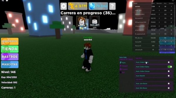 OP SCRIPT LEGENDS OF SPEED