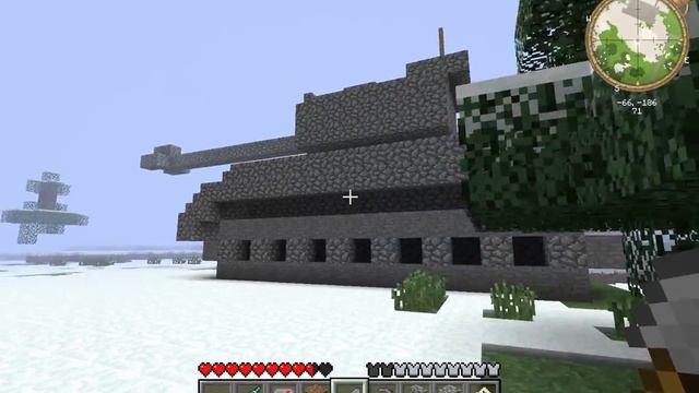 Танки в MineCraft 2 смотреть онлайн