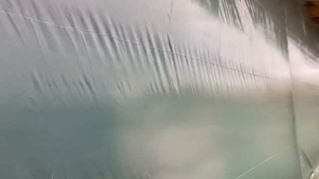 Убрали технику под навес