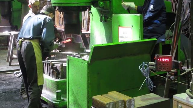 Индукционный нагрев заготовки под ковку смотреть онлайн