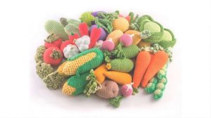 Вязаные игрушки. Еда. Фрукты. Овощи. Амигуруми.«CROCHET»