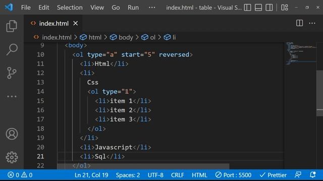 HTML lists in Hindi | Ordered List | Unordered List | Definition List |Nested List [2022 ] смотреть онлайн