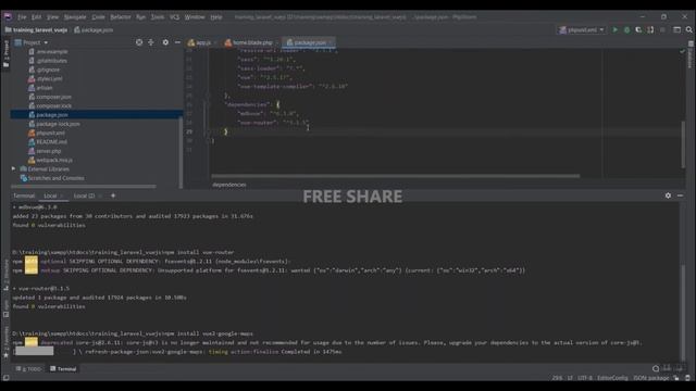 RestFull Api - Lesson 2: Laravel 6.x & VueJS - Install Template Dashboard Mdbootstrap смотреть онлайн