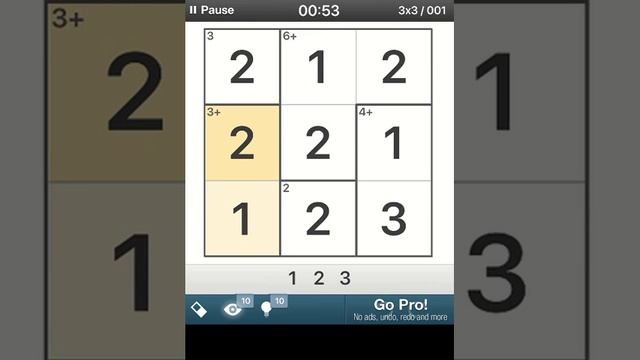 Mathdoku+ Sudoku Style Math & Logic Puzzle Game iOS Gameplay смотреть онлайн