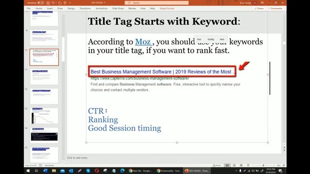 Title Tag Starts With Keywords | Increase CTR And ---- | SEO Factors