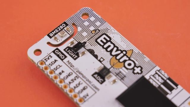 Плата мониторинга окружающей среды Pimoroni Enviro+ HAT для Raspberry Pi. Железки Амперки