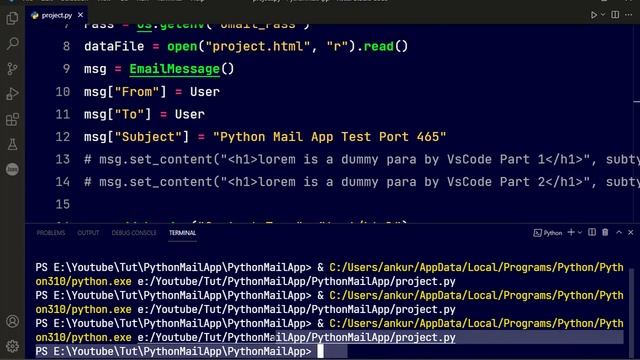 Send Html Content In Email Using Python | add_header() | set_payload() | set_header() смотреть онлайн
