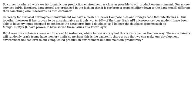 How to properly create a local development environment based on a Docker based micro-service... смотреть онлайн