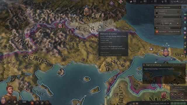 Stopping the Ottomans as Byzantium in CK3 - More Bookmarks+ Mod смотреть онлайн