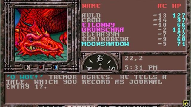 Let's Play "Dark Queen of Krynn" Part 26 - Blackwater Glade смотреть онлайн