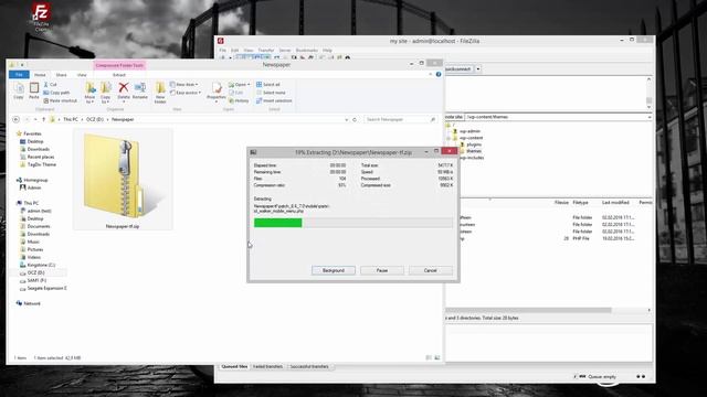 Newspaper 7 Tutorial - Install the theme via FTP смотреть онлайн