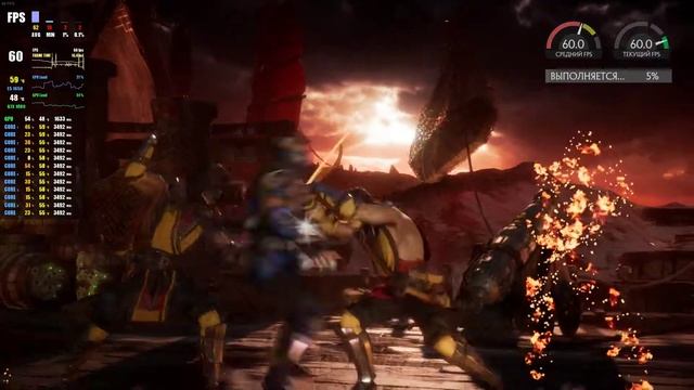 E5 1650 + GTX 1080 | Mortal Kombat 11 in FullHD | Max Settings смотреть онлайн