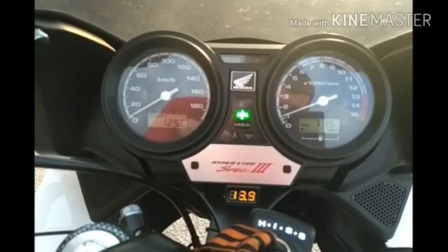 Honda CB 400 разгон до 190 км\ч
