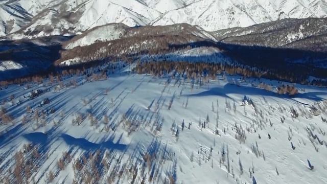Красота природы. Нарезка №3 Зимний Алтай. Фрирайд. смотреть онлайн
