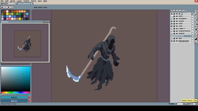 Pixel Art Timelapse: Reaper (The Iron Oath) смотреть онлайн