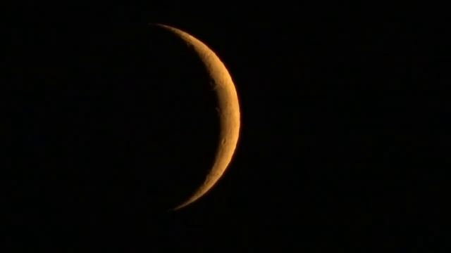【HD】 Crescent moon [月を撮影] SONY DSC-HX300 смотреть онлайн