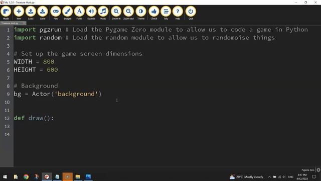 PyGame Zero - Treasure Hunt Tutorial (Part 1/5) смотреть онлайн