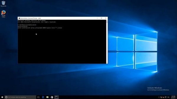 Windows 10 - Set proxy server for Windows 10 modern apps, if you are behind proxy server.