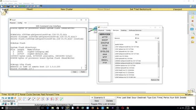 Upgrade CISCO ROUTER IOS using TFTP SERVER смотреть онлайн