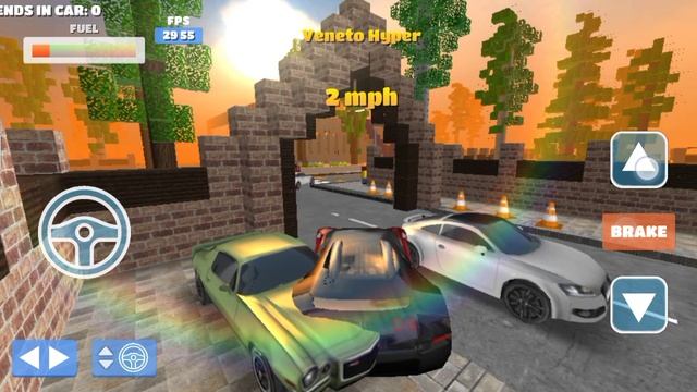 Учу ездить в Party Craft часть 4