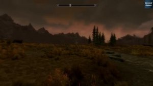 Skyrim-Dawnguard:Testing Эльфийская стрела кровавого проклятья на Солнце с Луком Ауриэля