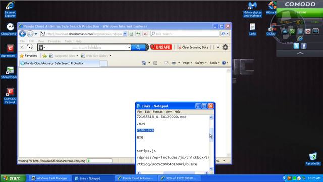 Panda Cloud Antivirus with Comodo Firewall - Combination test смотреть онлайн