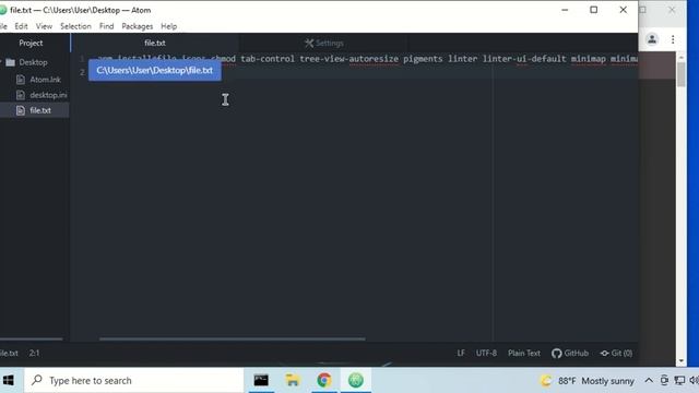 Atom Text Editor - Installation and Configuration смотреть онлайн