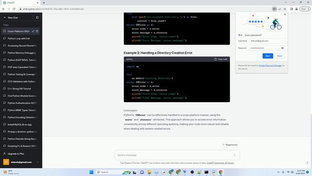 Is there a crossplatform way of getting information from Python's OSError смотреть онлайн