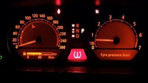 БМВ-7 ( Е65/66 ) Как сбросить ошибку "Спущенного колеса" (или Низкое давление в шинах)