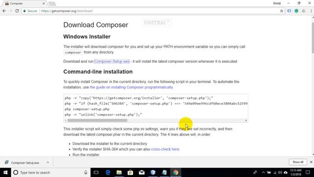 How to install composer on a windows machine смотреть онлайн