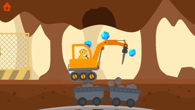 Dinosaur Digger 3 The Truck Games for Kids смотреть онлайн