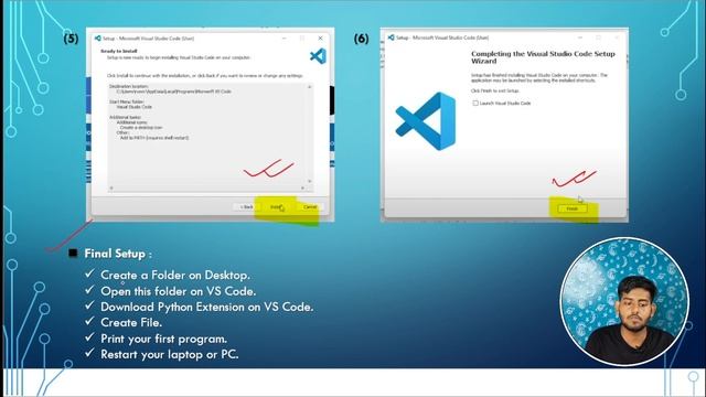 How to Install Python IDLE & VS Code in Windows || In Bengali || Python Programing || #3 смотреть онлайн