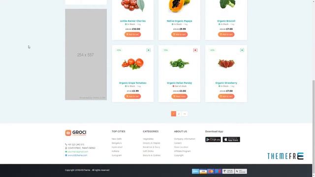 Groci - Organic Food and Grocery Market WordPress Theme Ricki Ma смотреть онлайн