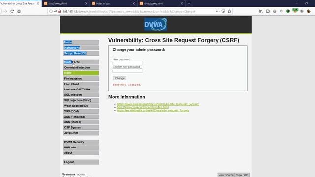 EgyTesters - DVWA CSRF ( Low and Medium ) - Arabic смотреть онлайн