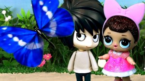 Живые куклы лол сюрприз подружились из-за бабочек!  Веселые Игрушки. Мультик про куклы ЛОЛ